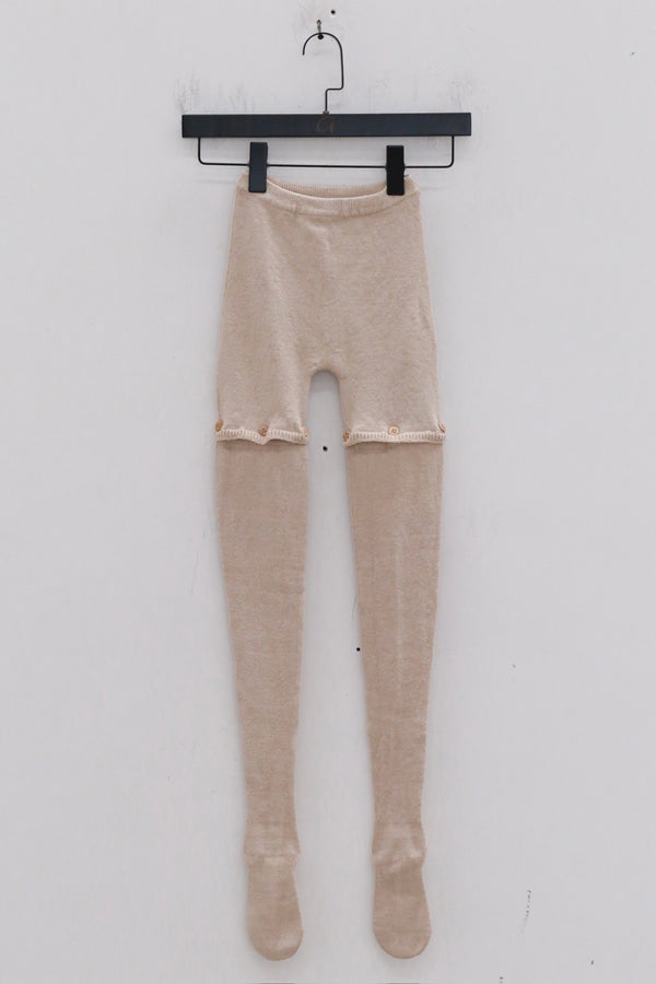 BASERANGE 25 Autumn/Winter Button Tights Casual Pants BAS-ACBT-LS-AU25-LATA BEIGE